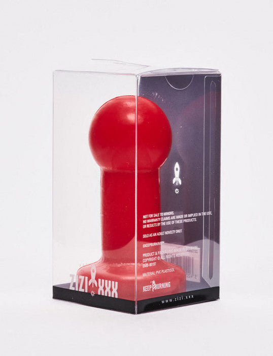 Zizi - Hitch 5 Buttplug - Diameter 50 mm - Rood-Erotiekvoordeel.nl