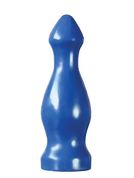 Crackstuffers - Dildo - Mushroom Head Dildo - Medium - Blauw - Lengte 24 cm - Diameter 8 cm-Erotiekvoordeel.nl