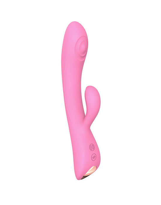 Love to Love - Bunny & Clyde - Rabbit Vibrator Met Tapping Functie - Roze-Erotiekvoordeel.nl