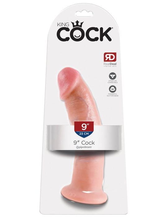 Pipedream - King Cock - Dildo - 23 cm - Lichte Huidskleur-Erotiekvoordeel.nl