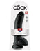 Pipedream - King Cock - Dildo met Balzak - 23 cm - Zwart-Erotiekvoordeel.nl