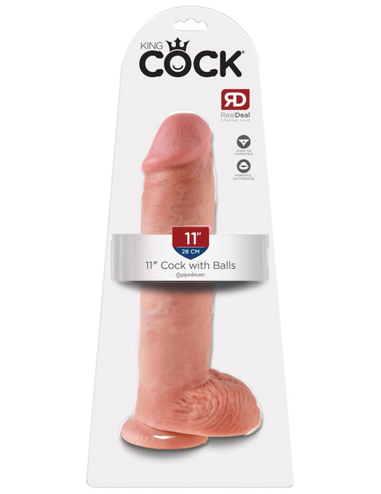 King Cock Dildo met Balzak – Realistisch, Krachtig en Veelzijdig-Erotiekvoordeel.nl