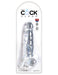 Pipedream - King Cock - Dildo met Balzak - 20,5 cm - Transparant-Erotiekvoordeel.nl