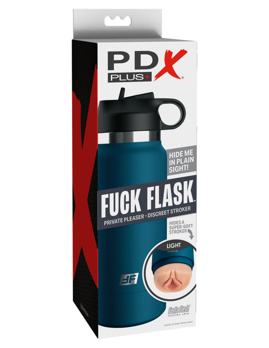 Pipedream - PDX Plus Fuck Flask Private Pleaser Discreet Stroker - Lichte Huidskleur-Erotiekvoordeel.nl