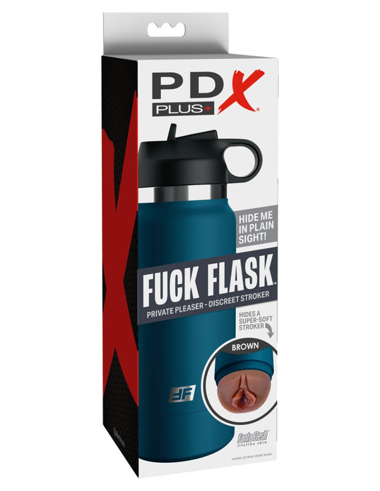 Pipedream - PDX Plus Fuck Flask Private Pleaser Discreet Stroker- Bruin-Erotiekvoordeel.nl