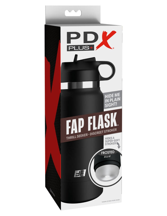 Pipedream - PDX Plus Fap Flask Thrill Seeker Discreet Stroker - Frosted-Erotiekvoordeel.nl