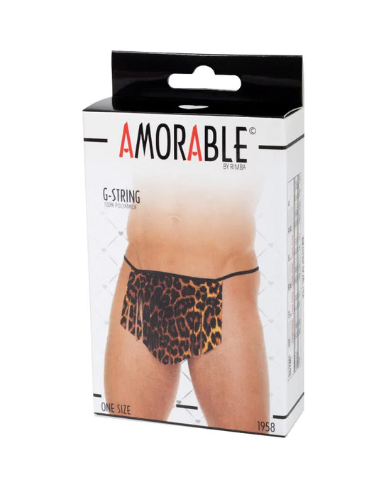 Amorable - Erotische Jungle String Voor Heren - Panterprint-Erotiekvoordeel.nl