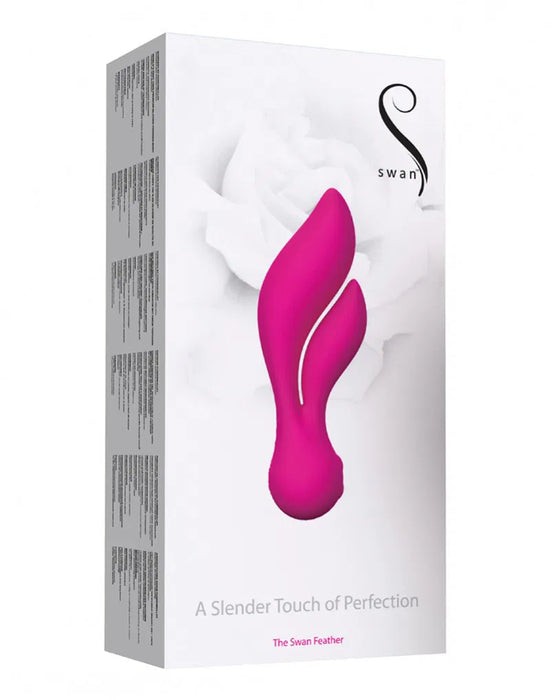 Swan Feather – Ultieme Vibrator voor Dubbele Stimulatie-Erotiekvoordeel.nl