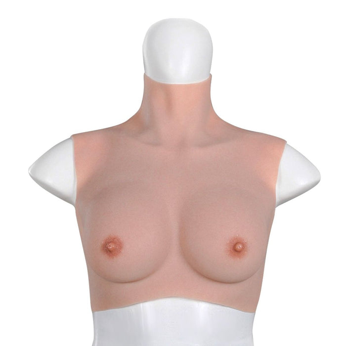 XX-DreamToys - Ultra Realistische Bodysuit - Male to Female - Vrouwentorso Met Borsten - Lichte Huidskleur-Erotiekvoordeel.nl