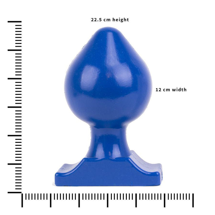 All Blue - Buttplug 22,5 x 12 cm - Blauw