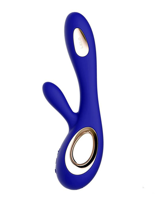 LELO - Soraya Wave rabbit Vibrator - Blauw-Erotiekvoordeel.nl