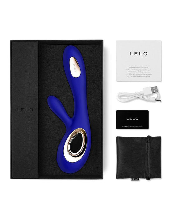 LELO - Soraya Wave rabbit Vibrator - Blauw-Erotiekvoordeel.nl