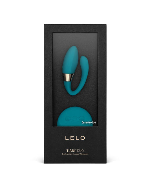 LELO - Tiani Duo Koppel Vibrator Met Afstandsbediening - Turquoise-Erotiekvoordeel.nl