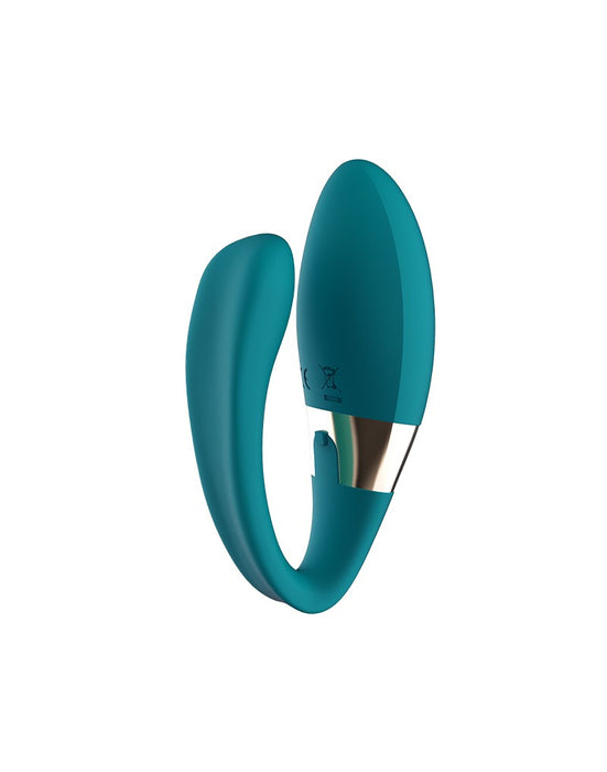 LELO - Tiani Duo Koppel Vibrator Met Afstandsbediening - Turquoise-Erotiekvoordeel.nl