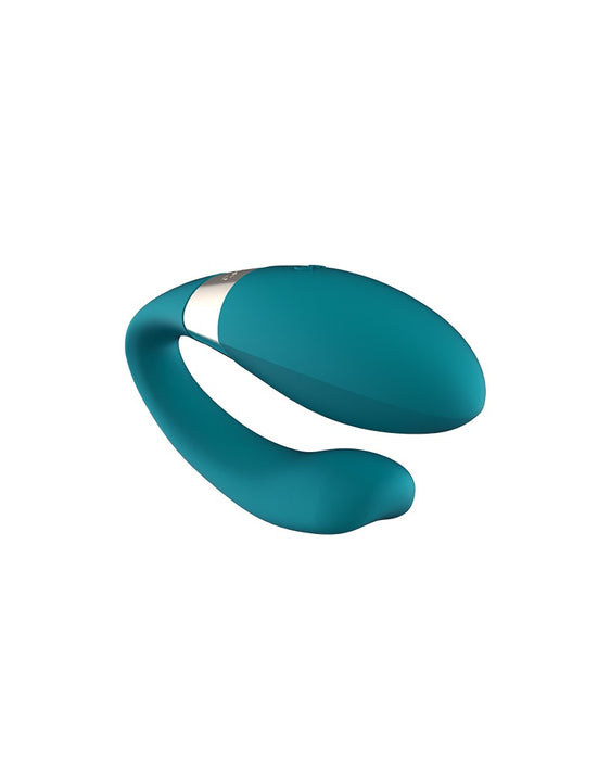 LELO - Tiani Duo Koppel Vibrator Met Afstandsbediening - Turquoise-Erotiekvoordeel.nl