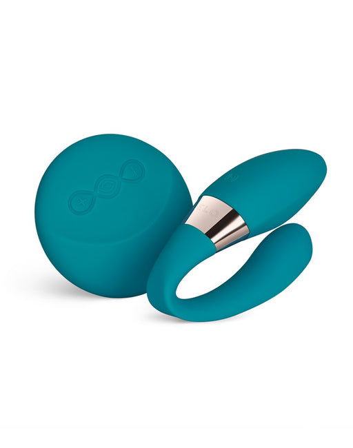 LELO - Tiani Duo Koppel Vibrator Met Afstandsbediening - Turquoise-Erotiekvoordeel.nl