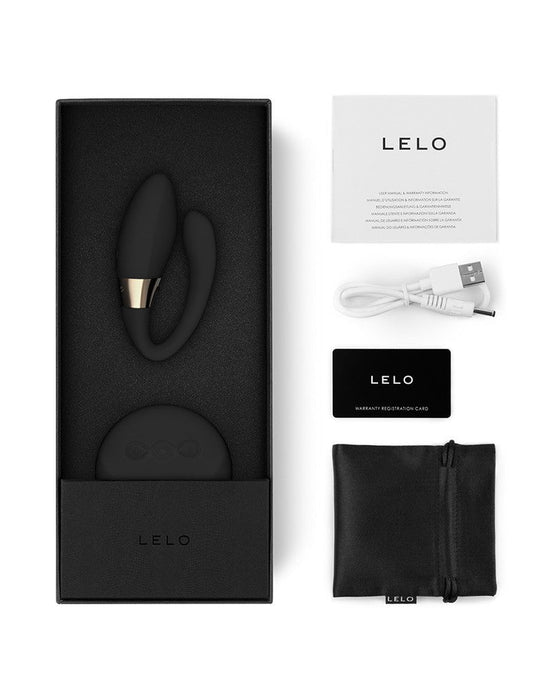 LELO - Tiani Duo Koppel Vibrator Met Afstandsbediening - Zwart-Erotiekvoordeel.nl